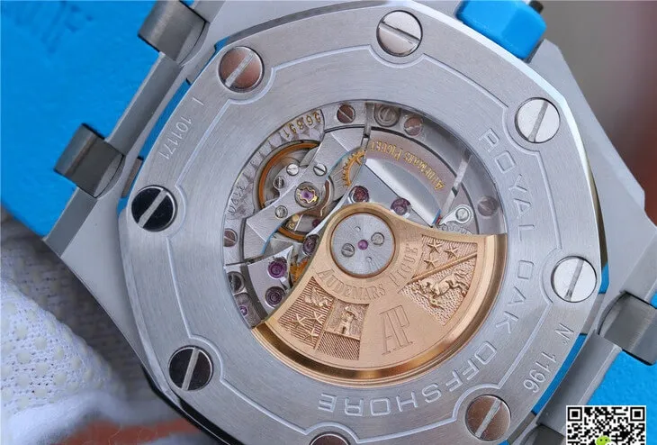 Audemars Piguet Royal Oak Offshore Diver 15710ST.OO.A032CA.01 JF Factory 1:1 Best Edition Replica Watch Blue Strap